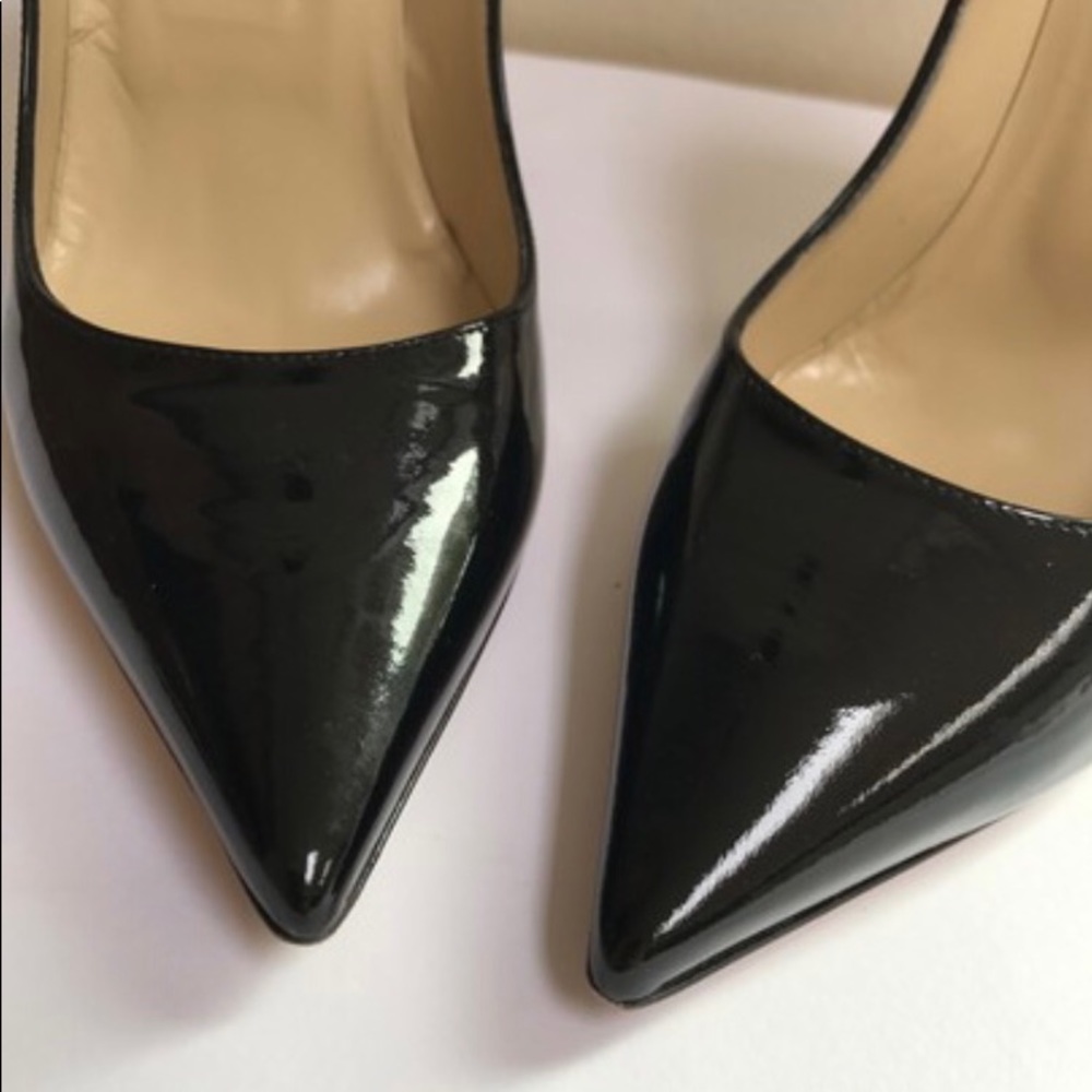 Jimmy Choo Black Patent Anouk pumps - Picture 2 of 7